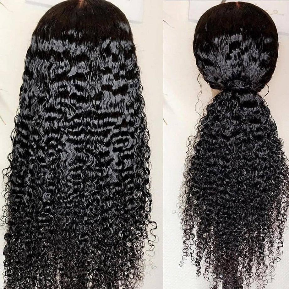 360 Lace Frontal Wig 30 Inch Pre Plucked Lace Front Human Hair Wigs For Women Hd Full Curly Deep Wave Water Wave Lace Front Wig